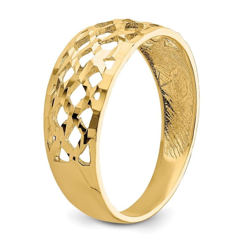 Kazi Luxury 14k Yellow Gold Solid D/C Woven Patte… - image 7